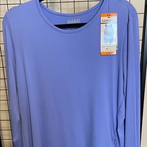 HANGTEN Lavender Long Sleeve Top